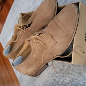 J75 brown suede shoes